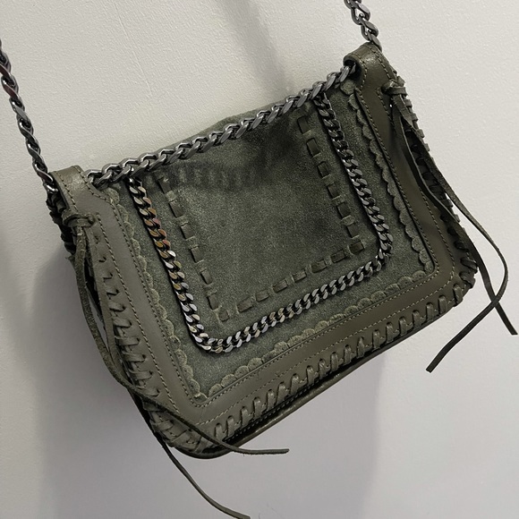 SOLD-Zara green handbag - Picture 5 of 7